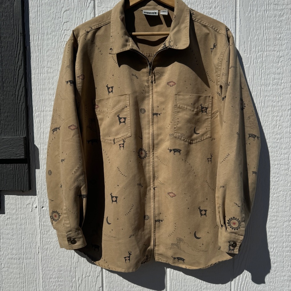 chico’s tan southwest light jacket